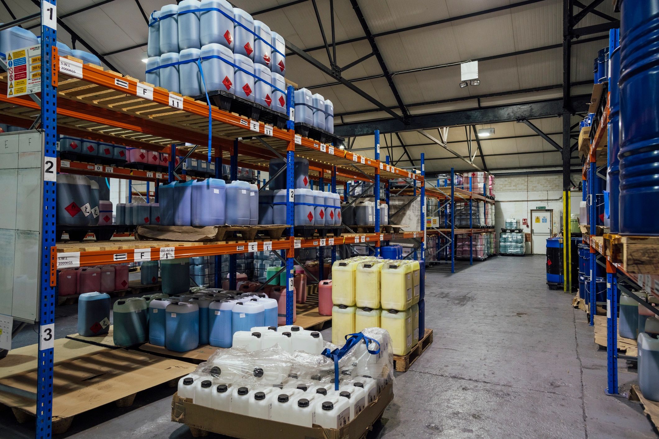 Art supply materials prepared for shipping